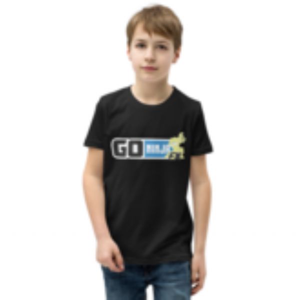 Youth Short Sleeve Go Ninja FX KIDZ Yellow Ninja